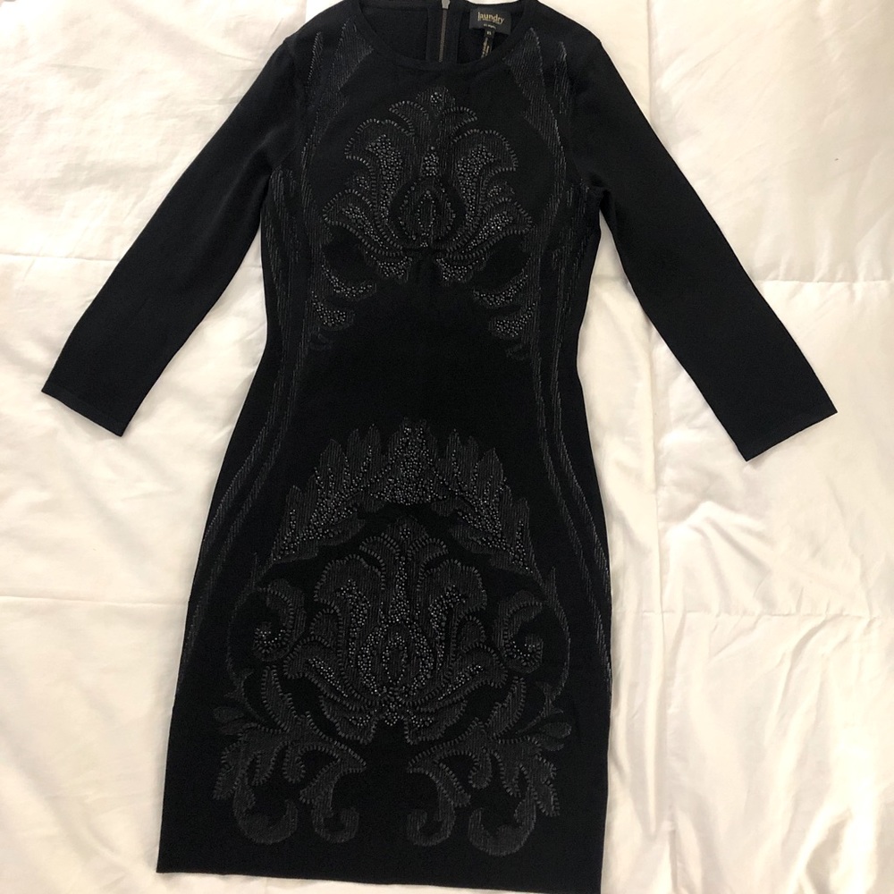 Laundry by Shelli Segal dress w/ stones accent, XS